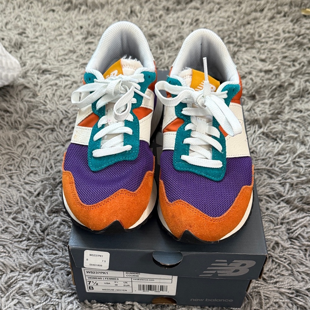 New Balance Running Course- Orange, Purple, and Teal Sneakers